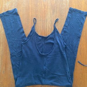 Spiritual Gangster Navy Blue Low back Jumpsuit